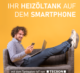 Den Heizöltank auf dem Smartphone sehen